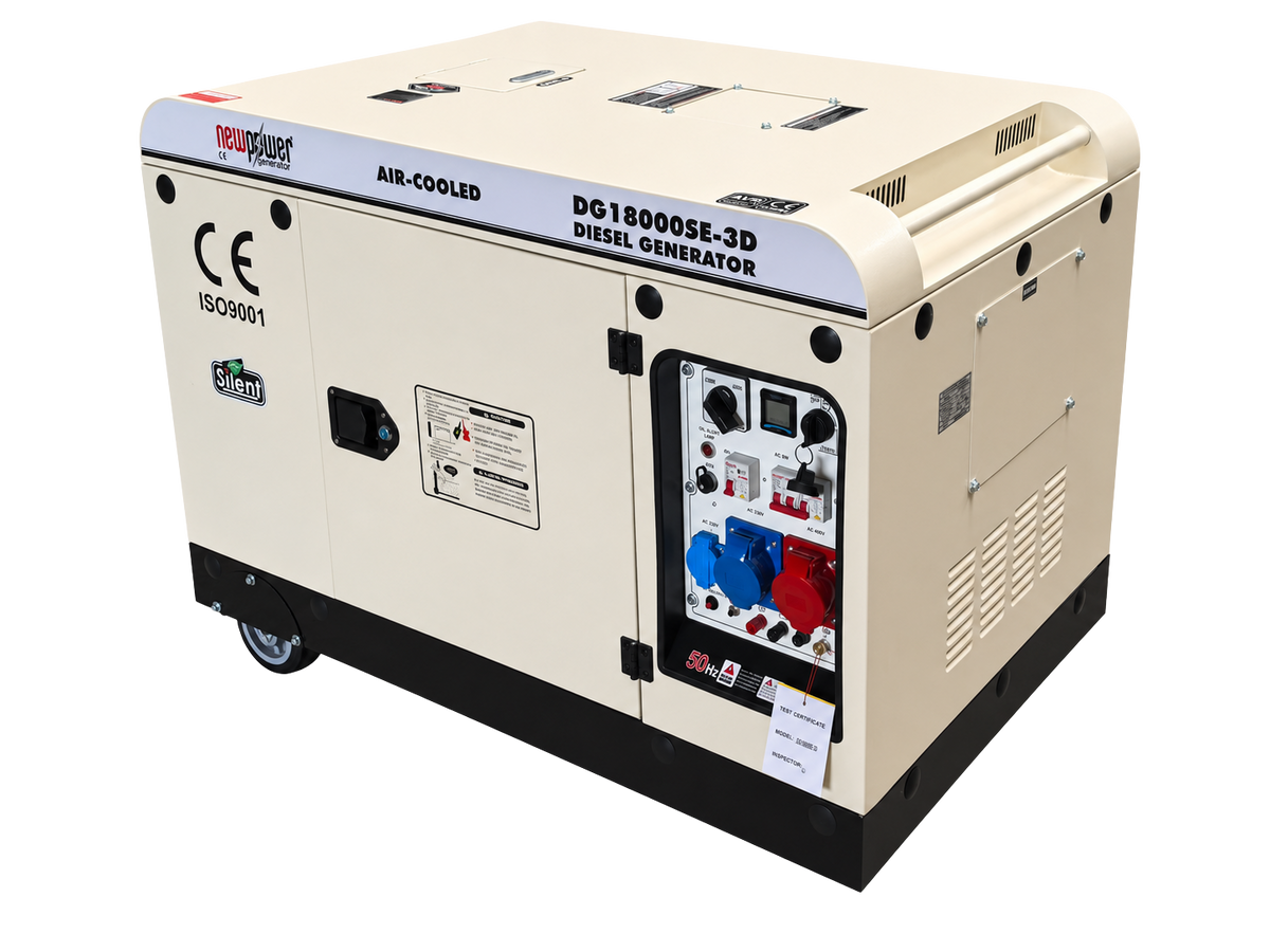 DG18000SE-3D Air-Cooled Tragbare Diesel Stromerzeuger