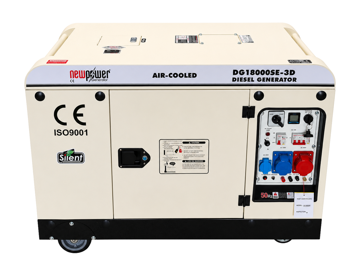 DG18000SE-3D Air-Cooled Tragbare Diesel Stromerzeuger