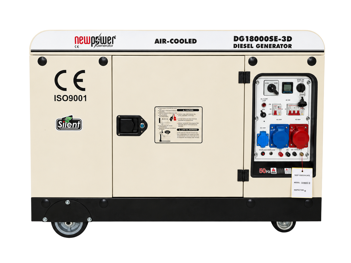 DG18000SE-3D Air-Cooled Tragbare Diesel Stromerzeuger