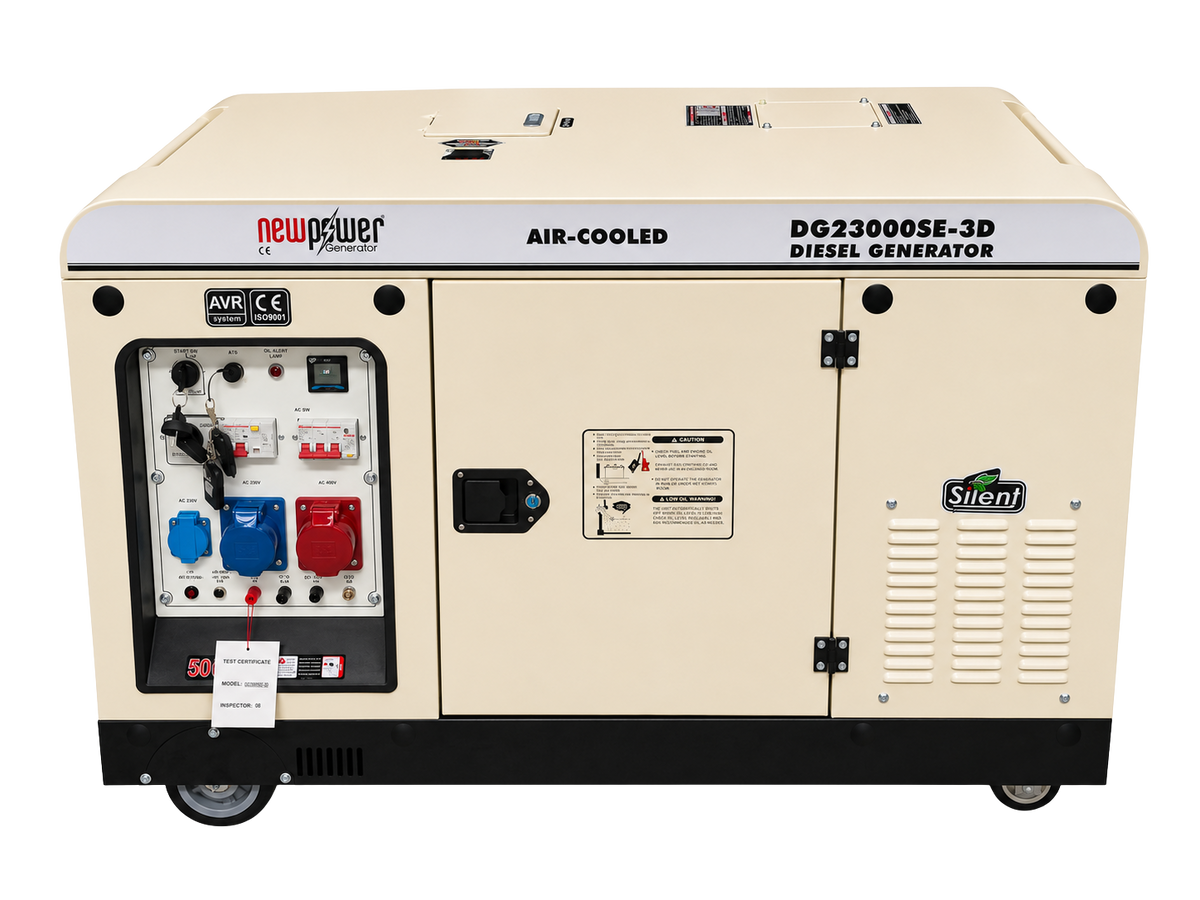 DG23000SE-3D Air-Cooled Tragbare Diesel Stromerzeuger