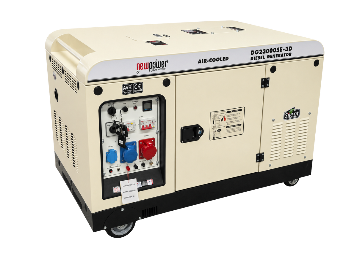 DG23000SE-3D Air-Cooled Tragbare Diesel Stromerzeuger