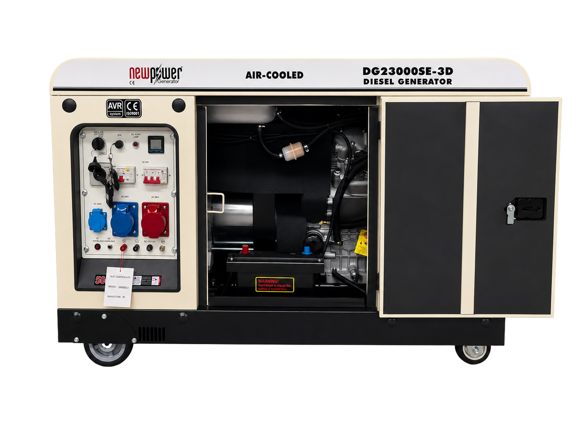 DG23000SE-3D Air-Cooled Tragbare Diesel Stromerzeuger
