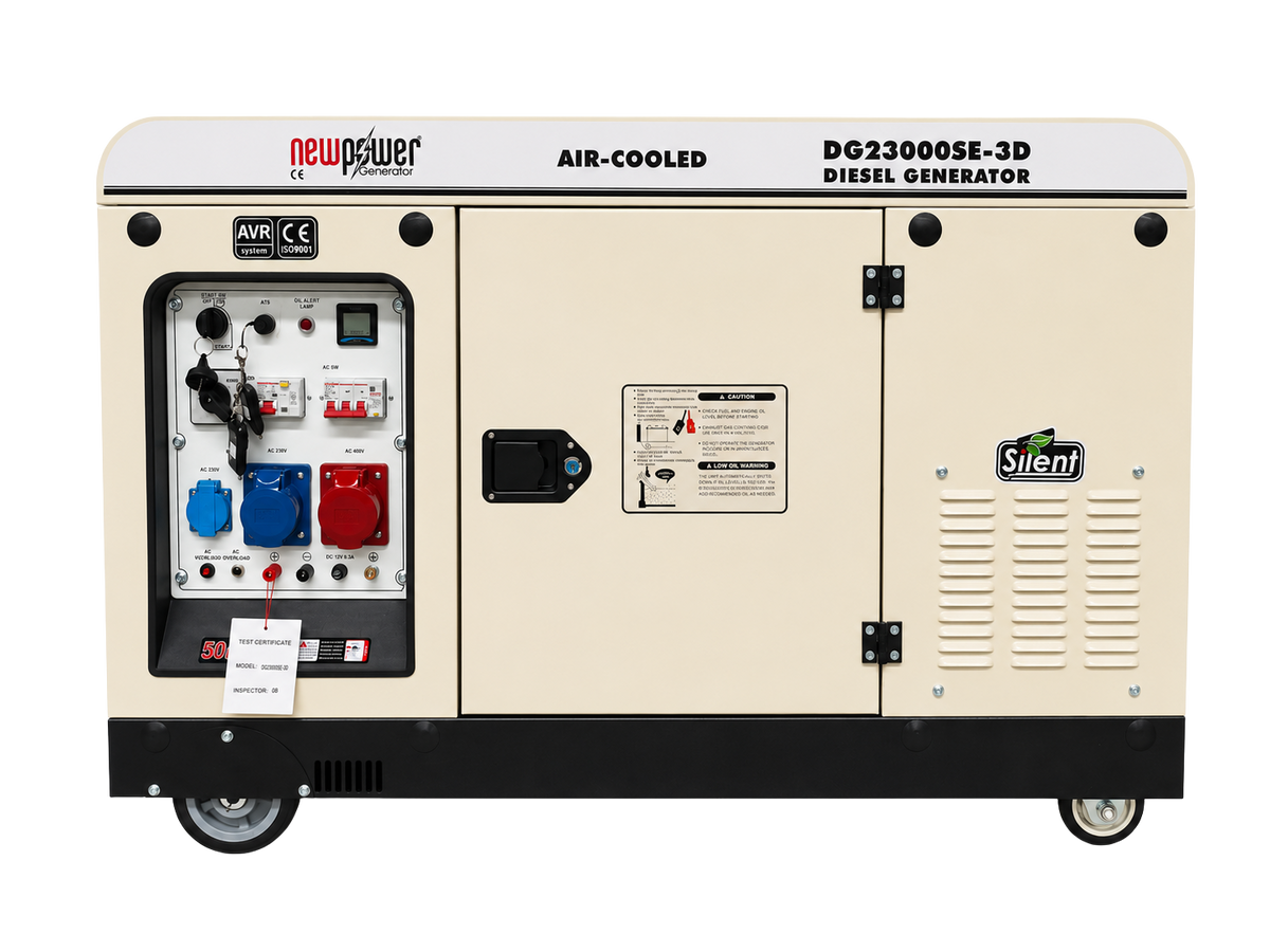 DG23000SE-3D Air-Cooled Tragbare Diesel Stromerzeuger